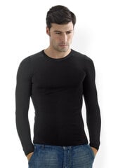 Блуза-футболка для мужчин с длинными рукавами Intimidea 200079, черная цена и информация | Нательные майки для мужчин | pigu.lt