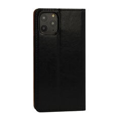 Чехол Leather Book для iPhone 12 Pro Max, черный цена и информация | Чехлы для телефонов | pigu.lt