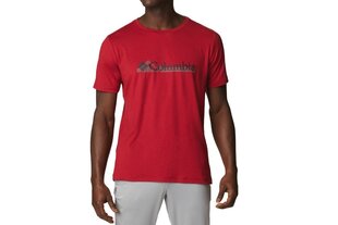 Мужская футболка Columbia Tech Trail Graphic Tee 1930802678, красная цена и информация | Мужские футболки | pigu.lt