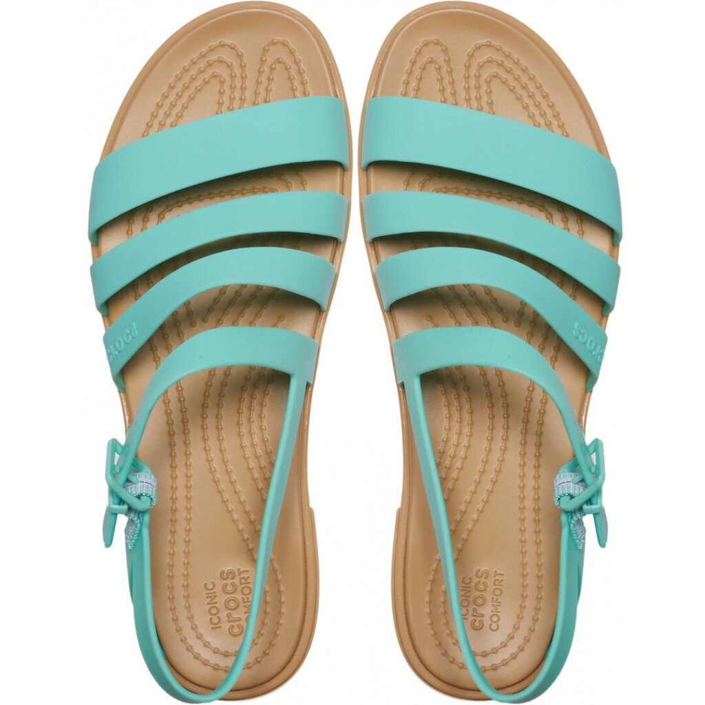 Basutės moterims Crocs™ Tulum Sandal Womens, mėlynos kaina ir informacija | Basutės moterims | pigu.lt