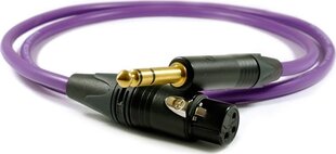 Kabel Melodika Jack 6.3mm - XLR 17m fioletowy kaina ir informacija | Kabeliai ir laidai | pigu.lt