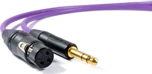 Kabel Melodika Jack 6.3mm - XLR 8m fioletowy kaina ir informacija | Kabeliai ir laidai | pigu.lt