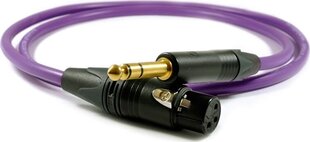 Kabel Melodika Jack 6.3mm - XLR 8m fioletowy kaina ir informacija | Kabeliai ir laidai | pigu.lt