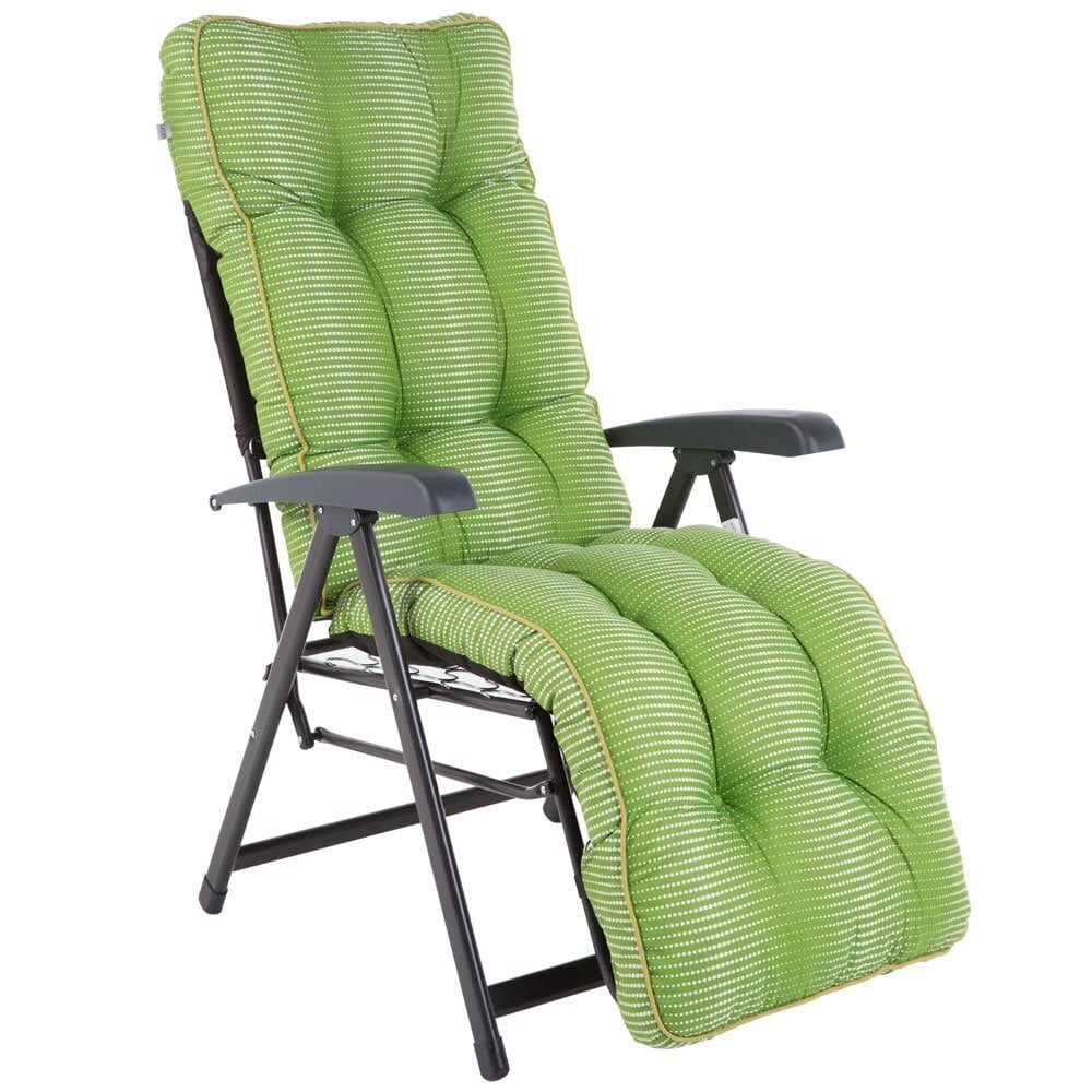 Sulankstoma kėdė-gultas Patio Lena Plus H016-12PB, žalias kaina ir informacija | Lauko kėdės, foteliai, pufai | pigu.lt