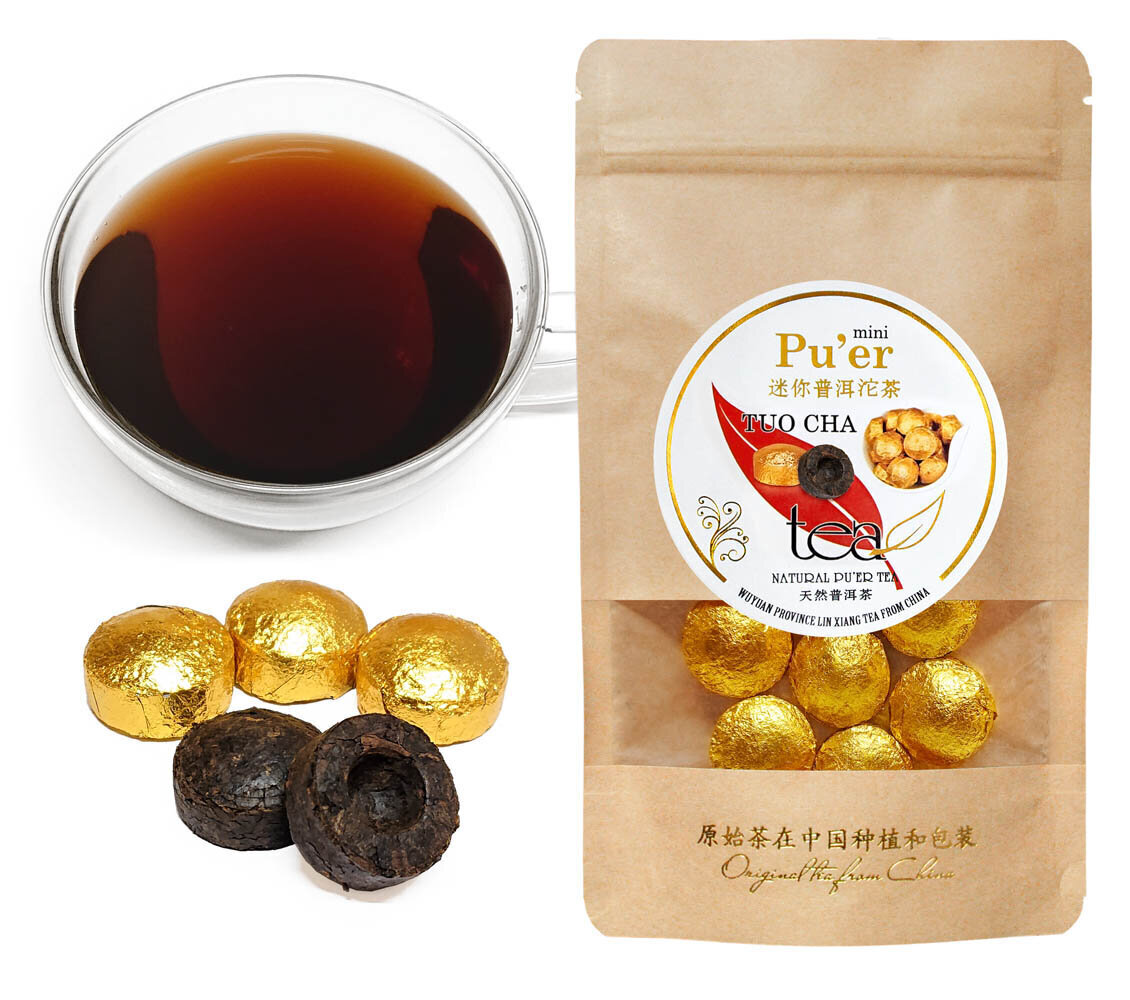 mini Pu-erh arbata TUO-CHA (Shy) A - „Paukščio lizdas”, 48 g цена и информация | Arbata | pigu.lt