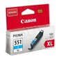 CANON CLI-551XL C ink cyan 11ml цена и информация | Kasetės rašaliniams spausdintuvams | pigu.lt