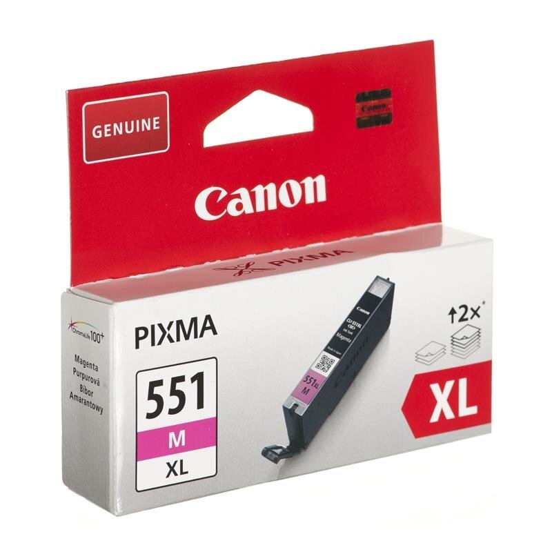 CANON CLI-551XL M ink magenta 11ml kaina ir informacija | Kasetės rašaliniams spausdintuvams | pigu.lt