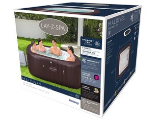 Джакузи Bestway Lay-Z-Spa Maldives со светодиодной подсветкой и сиденьями, на 5-7 человек цена и информация | Бассейны | pigu.lt