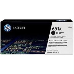 HP No.651 (CE340A), черный картридж цена и информация | Картриджи для лазерных принтеров | pigu.lt