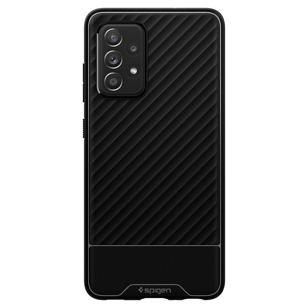 Telefono dėklas Spigen Core Armor, skirtas Samsung Galaxy A72, juodas kaina ir informacija | Telefono dėklai | pigu.lt