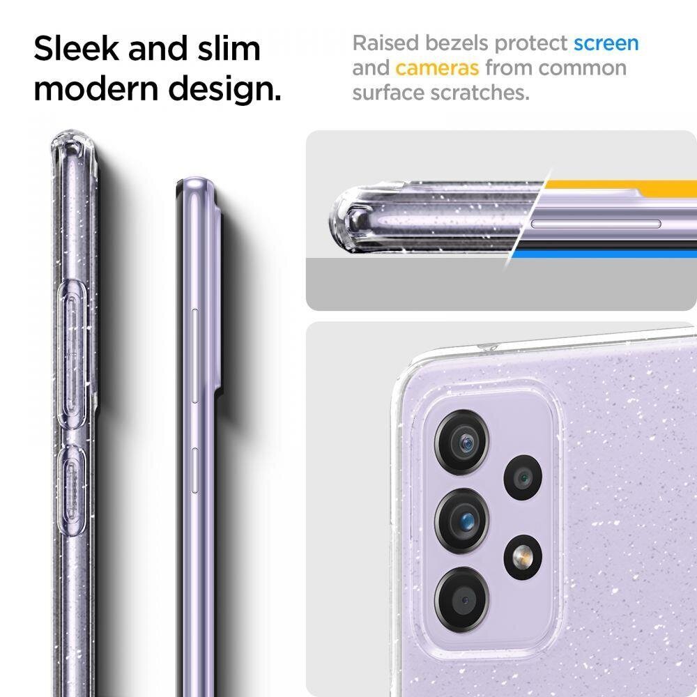 Spigen Liquid Crystal, skirtas Galaxy A72, skaidrus kaina ir informacija | Telefono dėklai | pigu.lt