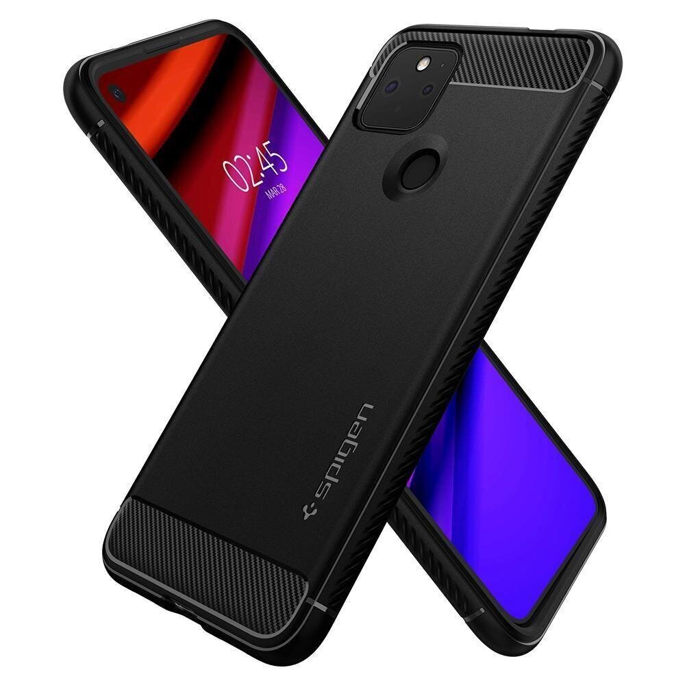 Spigen ACS01885, skirtas Google Pixel 4a 5G, juodas kaina ir informacija | Telefono dėklai | pigu.lt