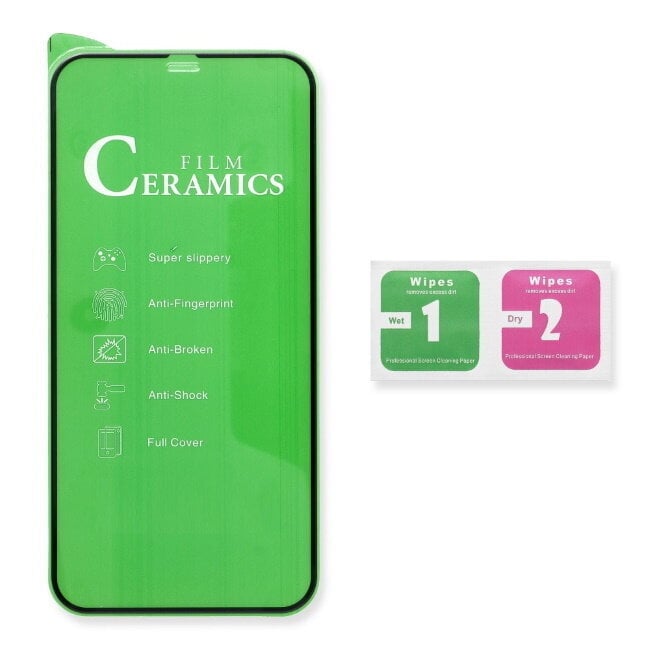 TakeMe Hard Ceramic Full Surface kaina ir informacija | Apsauginės plėvelės telefonams | pigu.lt