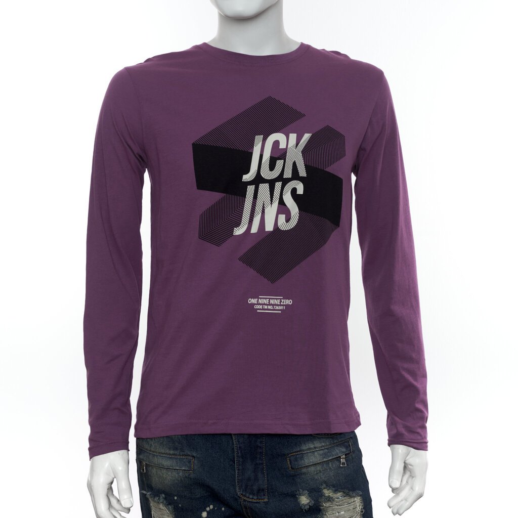 Marškinėliai vyrams ilgomis rankovėmis Jack&Jones kaina ir informacija | Vyriški marškinėliai | pigu.lt