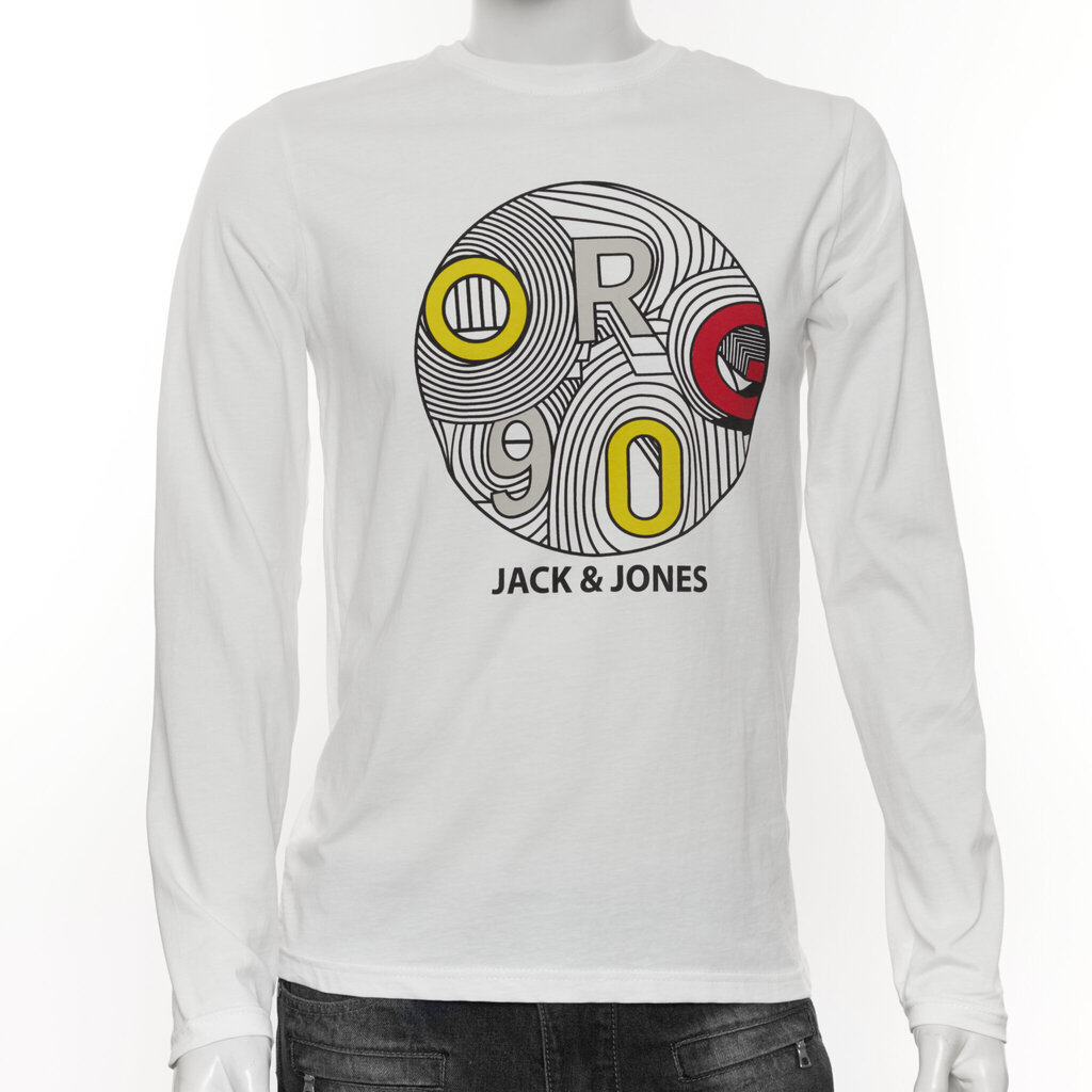 Marškinėliai vyrams ilgomis rankovėmis Jack&Jones цена и информация | Vyriški marškinėliai | pigu.lt