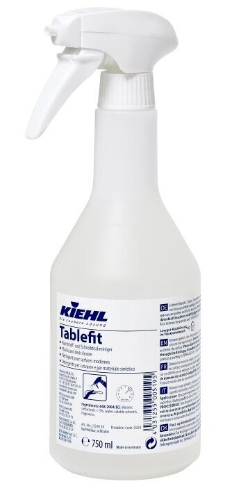 Kiehl Tablefit plastiko ir įstaigų baldų valiklis, 750 ml kaina ir informacija | Valikliai | pigu.lt