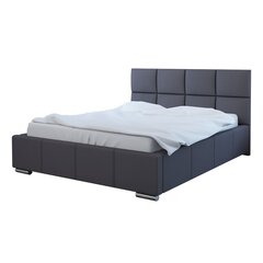 Кровать Margo 140x200 см, серая цена и информация | Кровати | pigu.lt