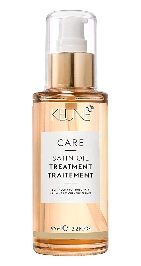 Purškiamas aliejus sausiems plaukams Keune Care Satin Oil Treatment, 95 ml цена и информация | Priemonės plaukų stiprinimui | pigu.lt