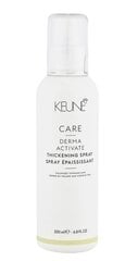 Спрей для слабых волос Keune Care Derma Activate Thickening Spray, 200 мл цена и информация | Средства для укрепления волос | pigu.lt