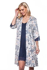 Комплект из бамбукового волокна халат и ночная рубашка 5-330 цена и информация | Женские халаты | pigu.lt