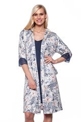 Комплект из бамбукового волокна халат и ночная рубашка 5-330 цена и информация | Женские халаты | pigu.lt