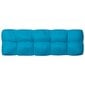 Pagalvė sofai iš palečių, 120x40x12 cm, mėlyna kaina ir informacija | Pagalvės, užvalkalai, apsaugos | pigu.lt