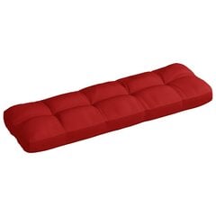 Pagalvė sodo sofai, 120x40x12cm, raudonos spalvos, audinys цена и информация | Подушки, наволочки, чехлы | pigu.lt