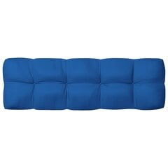 Pagalvė sodo sofai, 120x40x12cm, karališka mėlyna, audinys цена и информация | Подушки, наволочки, чехлы | pigu.lt