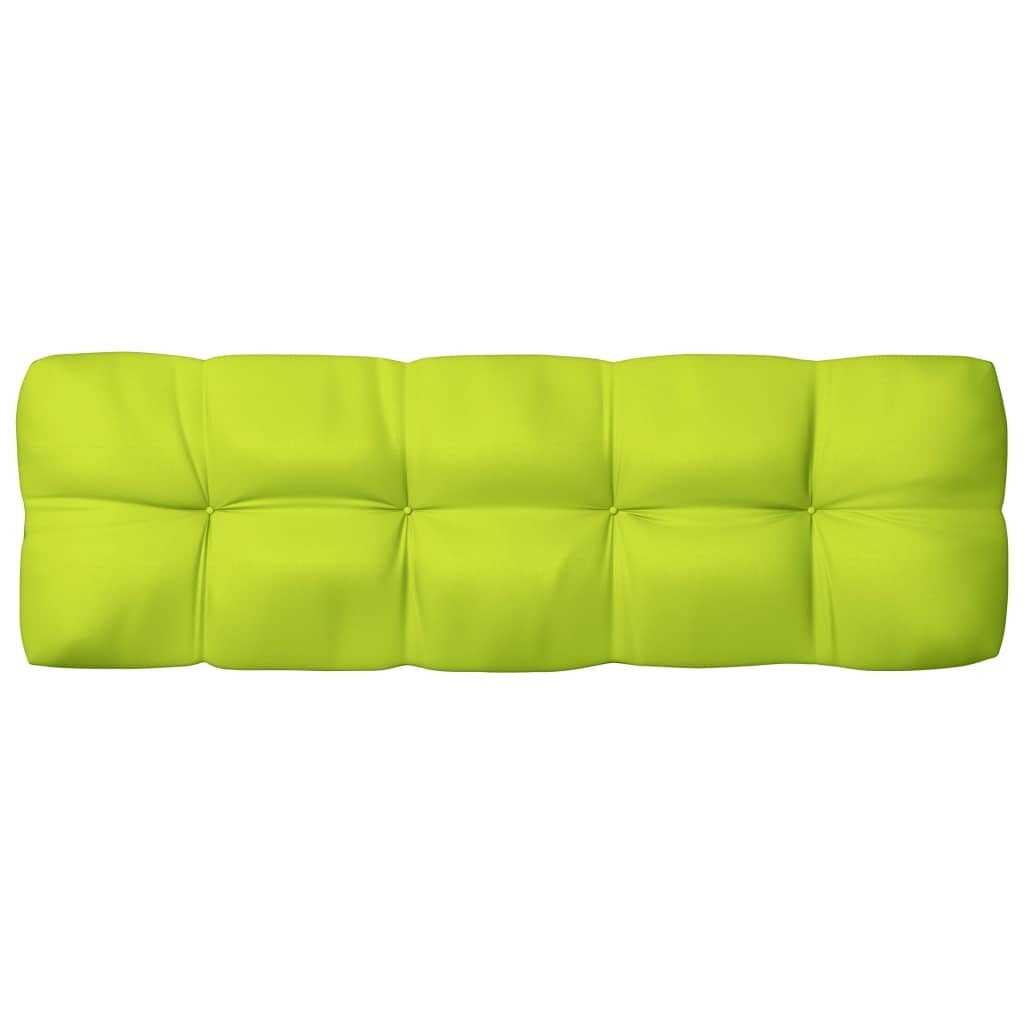 Pagalvė sodo sofai, 120x40x12cm, šviesiai žalia, audinys kaina ir informacija | Pagalvės, užvalkalai, apsaugos | pigu.lt