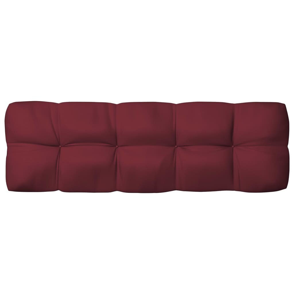 Pagalvė sodo sofai, 120x40x12cm, raudona, audinys kaina ir informacija | Pagalvės, užvalkalai, apsaugos | pigu.lt