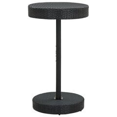 Sodo staliukas, 60,5x106cm, juodas kaina ir informacija | Lauko stalai, staliukai | pigu.lt