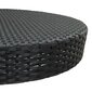 Sodo staliukas, 75,5x106cm, juodas kaina ir informacija | Lauko stalai, staliukai | pigu.lt