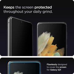 Spigen Samsung Galaxy S21+ Plus. цена и информация | Защитные пленки для телефонов | pigu.lt