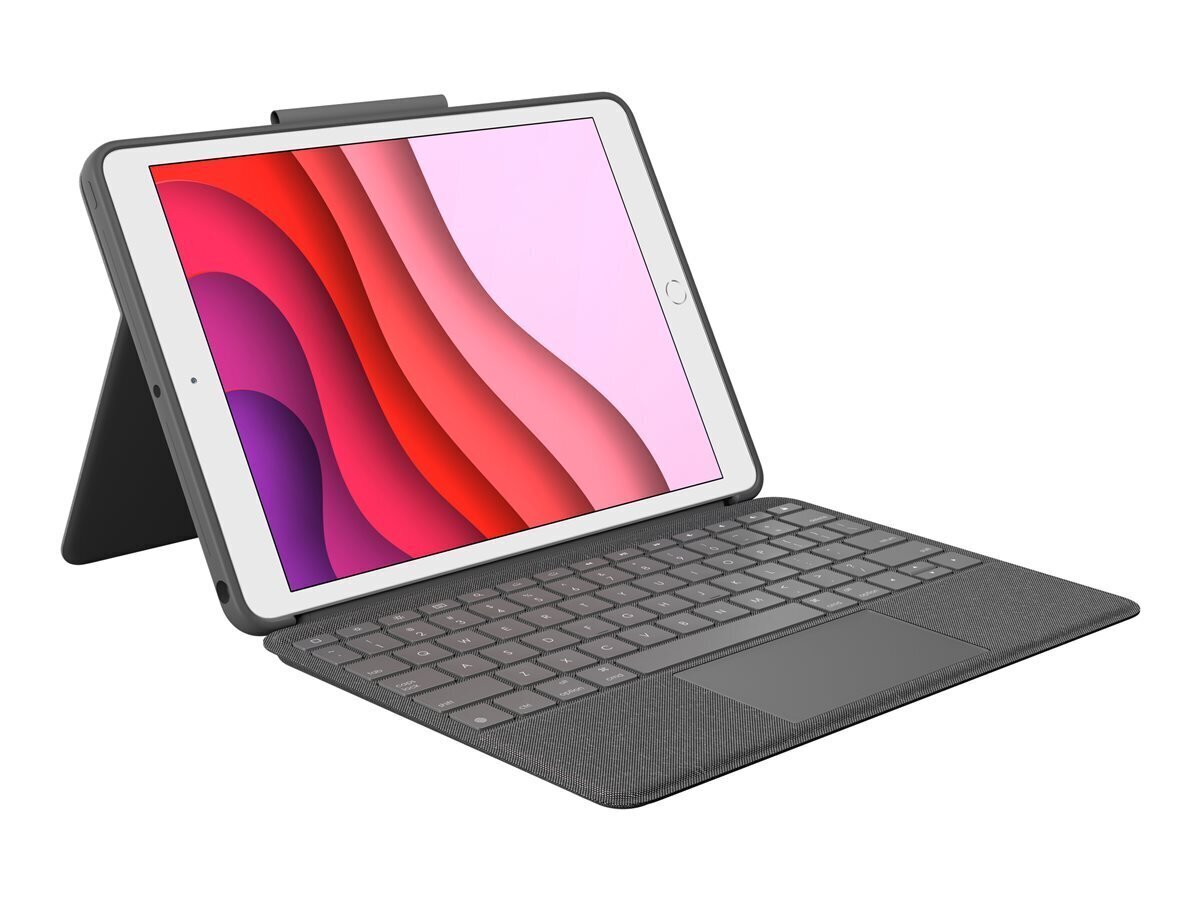 Logitech Combo Touch for iPad 7th/8th цена и информация | Planšečių, el. skaityklių priedai | pigu.lt