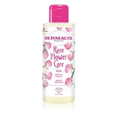 Kūno aliejus Dermacol Rose Flower Care Body Oil, 100 ml kaina ir informacija | Kūno kremai, losjonai | pigu.lt