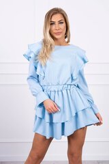 Платье женское 19716, голубое цена и информация | Платья | pigu.lt