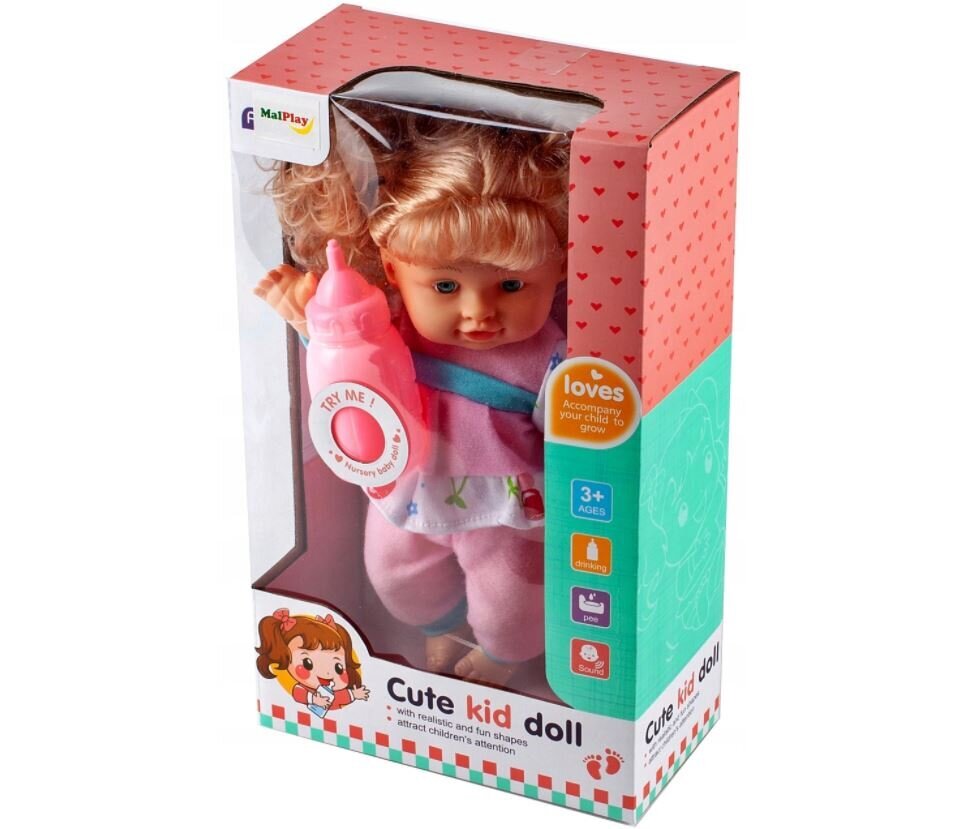 Lėlė su kūdikio garsais kaina ir informacija | Žaislai mergaitėms | pigu.lt