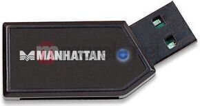 Atminties kortelių skaitytuvas Manhattan 24-in-1, SD/MicroSD /MMC USB 2.0 цена и информация | Adapteriai, USB šakotuvai | pigu.lt