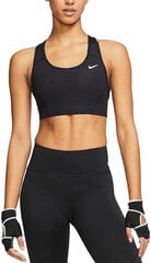 Sportinė liemenėlė moterims Nike Swoosh Bra Non Pad Black, juoda kaina ir informacija | Sportinė apranga moterims | pigu.lt