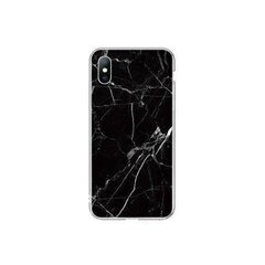 Чехол Wozinsky Marble TPU для Samsung Galaxy S21+ 5G (S21 Plus 5G), чёрный цена и информация | Чехлы для телефонов | pigu.lt