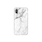 Wozinsky Marble TPU Case skirtas Samsung Galaxy S21+ 5G (S21 Plus 5G), baltas kaina ir informacija | Telefono dėklai | pigu.lt