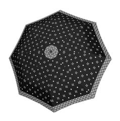 Женский складной зонт Black & white 7441465BW 05 цена и информация | Женские зонты | pigu.lt