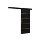 Durys nišai ADRK Furniture Tony 86, juodos kaina ir informacija | Spintos | pigu.lt