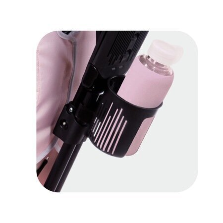 Stumiamas triratukas Smoby Baby Driver Plus, rožinis kaina ir informacija | Triratukai | pigu.lt