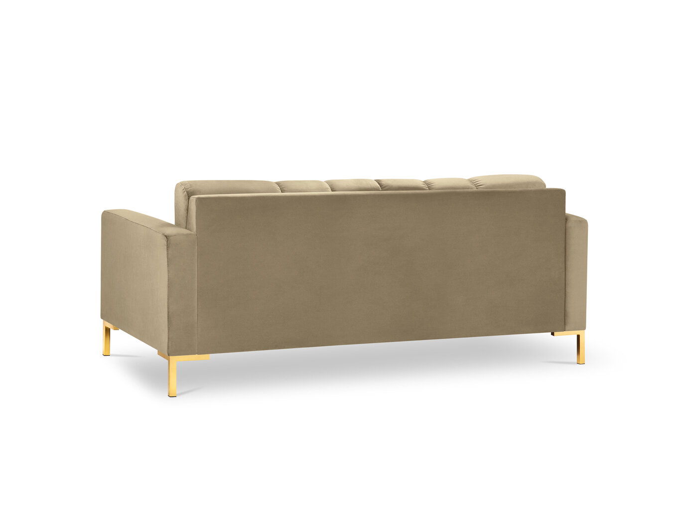 Dvivietė sofa Cosmopolitan Design Bali, smėlio/auksinės spalvos kaina ir informacija | Sofos | pigu.lt