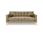 Dvivietė sofa Cosmopolitan Design Bali, smėlio/auksinės spalvos