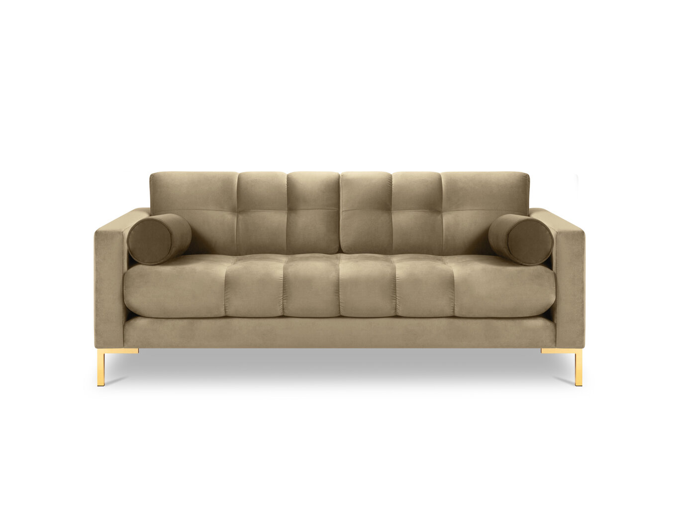 Dvivietė sofa Cosmopolitan Design Bali, smėlio/auksinės spalvos цена и информация | Sofos | pigu.lt