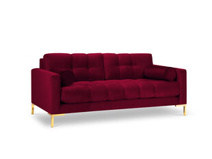 Dvivietė sofa Cosmopolitan Design Bali, raudona/auksinės spalvos kaina ir informacija | Sofos | pigu.lt