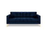 Двухместный диван Cosmopolitan Design Bali, синий/золотой
