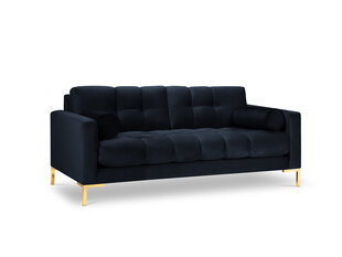 Dvivietė sofa Cosmopolitan Design Bali, tamsiai mėlyna/auksinės spalvos kaina ir informacija | Sofos | pigu.lt